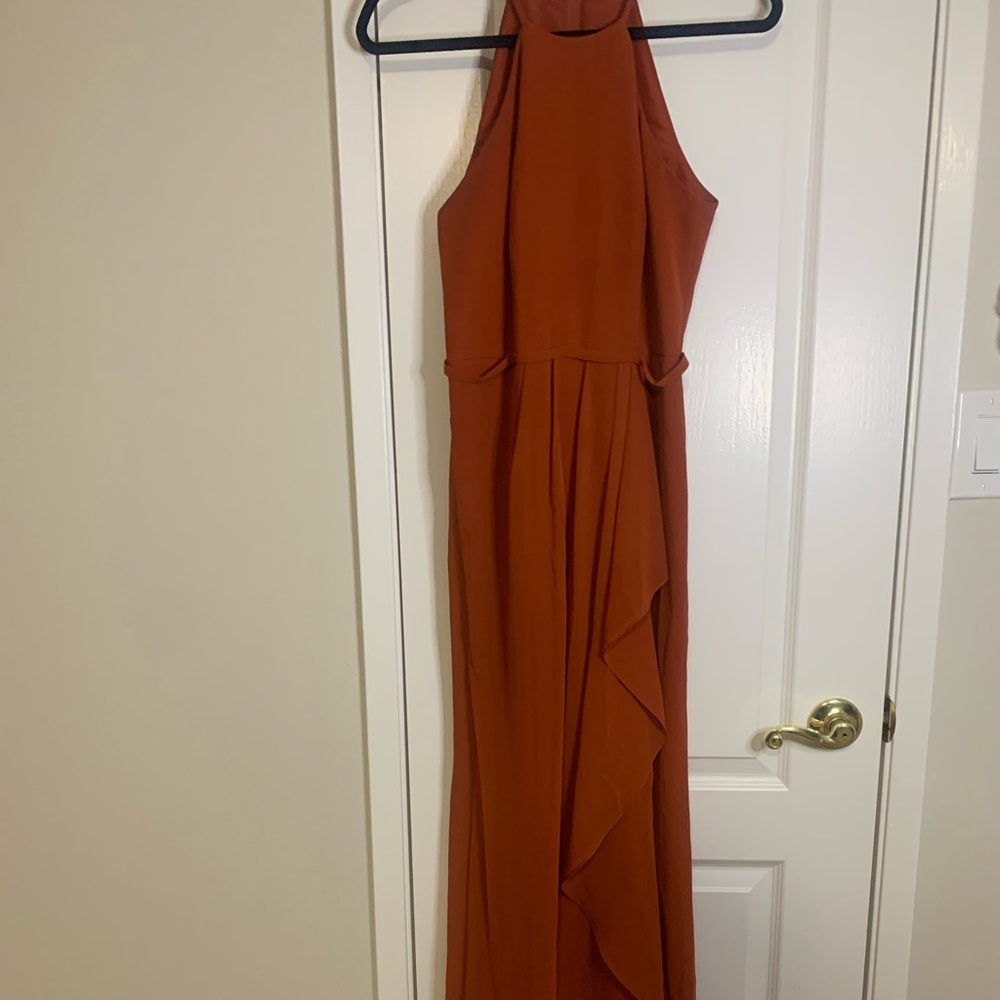 David's bridal bridesmaid dress in 'Sienna'. Altered size 6.